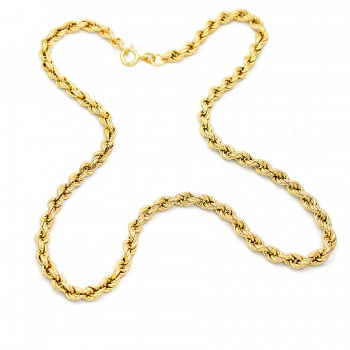 9ct gold  8.9g 18 inch rope Chain